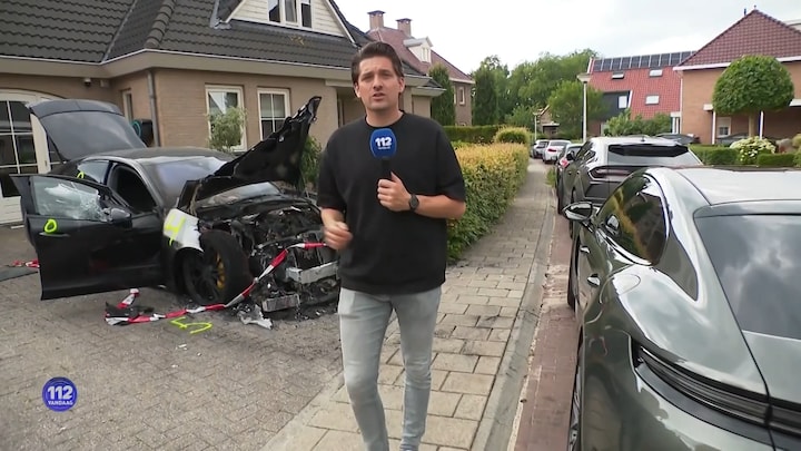 Porsche verwoest door autobrand in Enschede, ook Ferrari van half miljoen beschadigd