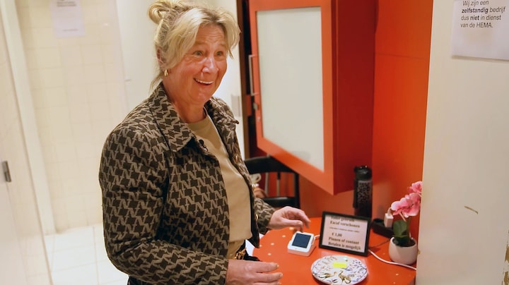HEMA stopt met toiletjuffrouwen: Renate opent eigen toilet om de hoek