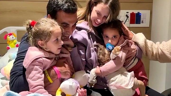 Israëlische kinderen vrijgelaten: 'Gedroomd over naar huis gaan'