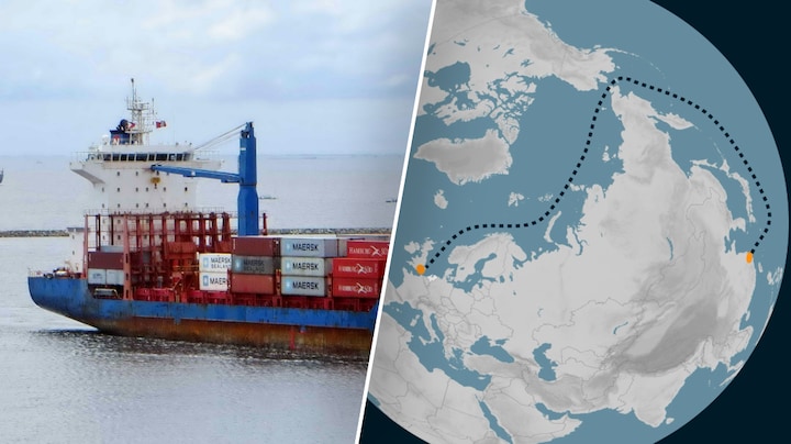 Smeltend poolijs: Chinese rederij opent noordelijke lijndienst