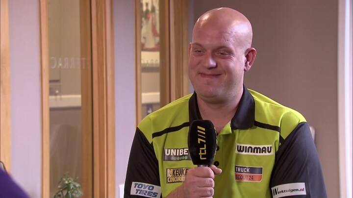 Van Gerwen cynisch 'Ja, Durrant is de allerbeste!'  RTL Nieuws