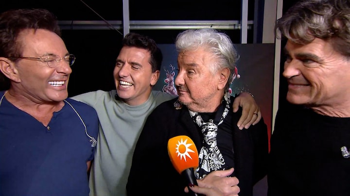 De Toppers maken grap over vermeende ruzie tussen Jan en Monique Smit: 'Dan gaat het mis'