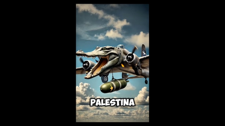 'Bombardino Crocodilo': krokodil in TikToks praat over bombarderen kinderen in Gaza