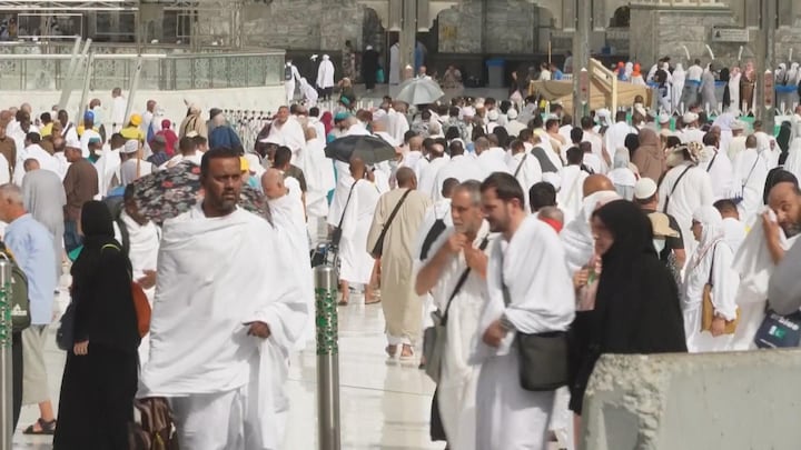 In beeld: enorme mensenmassa's in Mekka voor de hadj