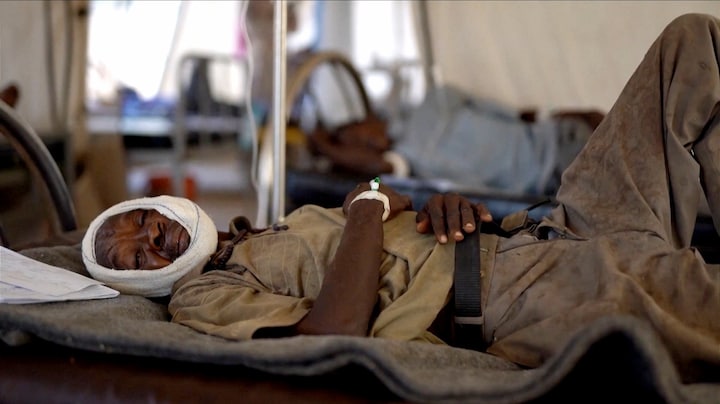 Schotwonden, ondervoeding: dit vluchtelingenkamp vangt Soedanezen uit El Fasher op 
