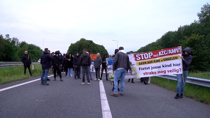 Demonstratie tegen azc bij Den Bosch eindigt op de A59