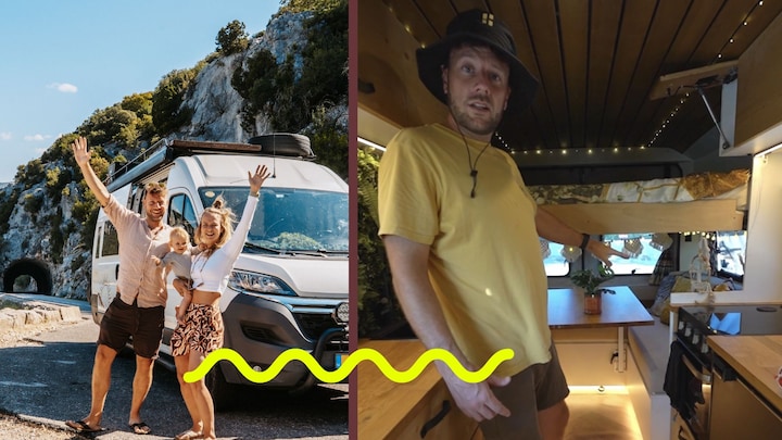 Binnenkijken bij: de superluxe, zelf verbouwde camper van Nick, Wendy en Mila