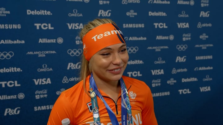 Jutta Leerdam blij met tweede plek: 'Femke is een waardig kampioen'