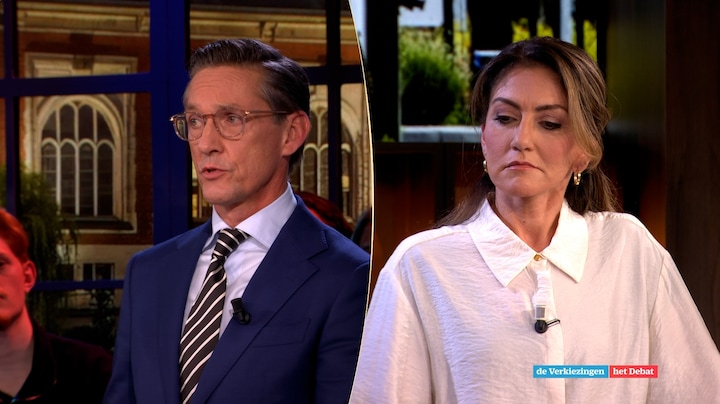 Eerdmans (JA21) en Yeşilgöz (VVD) botsen in migratiedebat