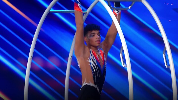 Robinjo gaat na Holland’s Got Talent naar het WK met zijn rhönrad turn act