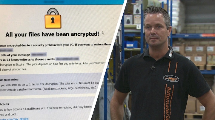Ransomware legt computersysteem van Peters bedrijf plat