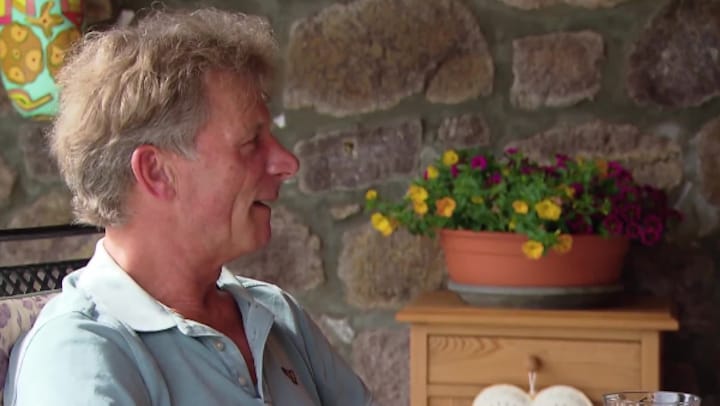 Frank laat zijn emoties de vrije loop in gesprek met Ingrid