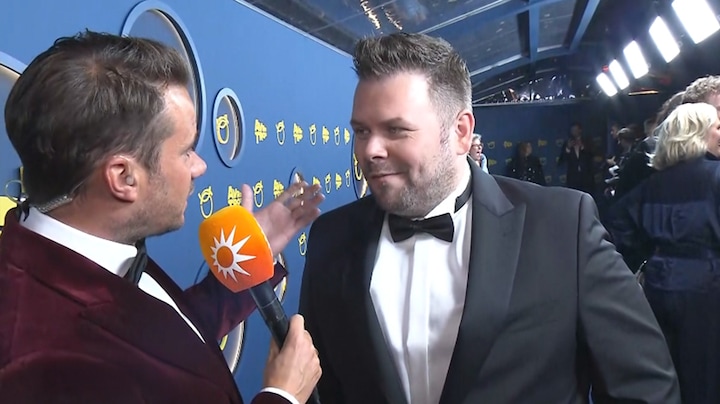 Thomas van Groningen eerste keer op rode loper bij Televizier-Ring Gala