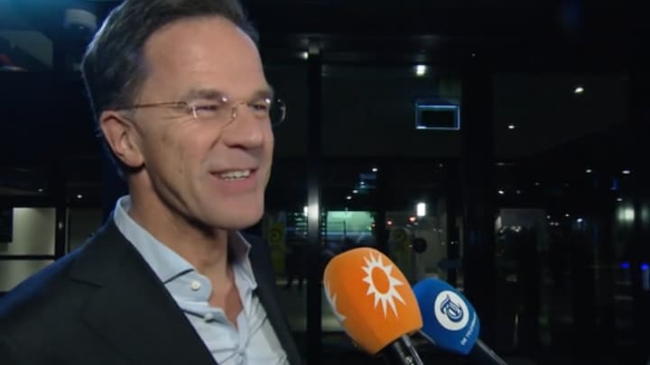 Premier Rutte na optreden in VI: 'Heel gezellig'