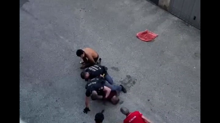 Beeld van fatale arrestatie die in Italië voor veel ophef zorgt