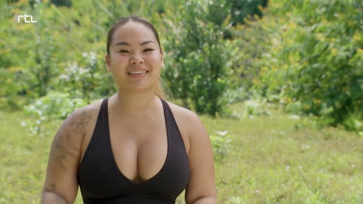 Alle keren dat Lena valt in Echte Meisjes in de Jungle