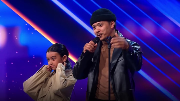 Vader Cody en dochter Sienna krijgen de golden buzzer met duo dans!