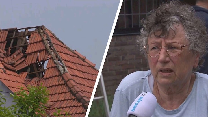 Noodweer blaast daken van huizen in Beek: 'Het was vreselijk'