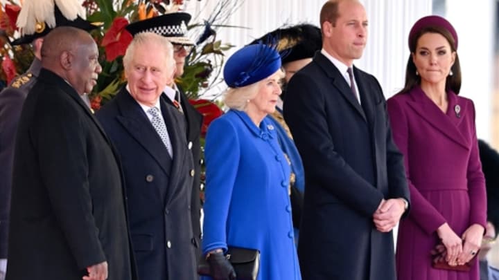 Koning Charles ontvangt Zuid-Afrikaanse president bij eerste staatsbezoek 