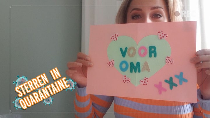Sterren in Quarantaine: Fien Vermeulen steekt oma een hart onder de riem