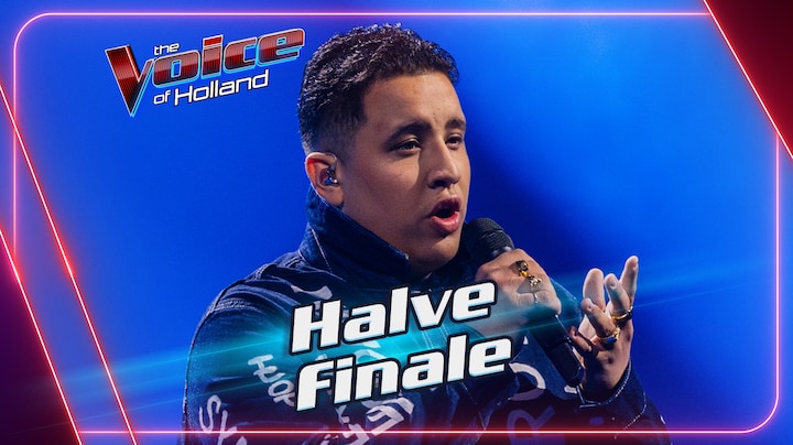 Soufiane Soussan zingt ‘Zo Stil’ tijdens de Halve Finale