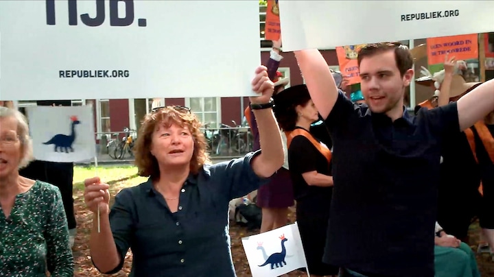 Tijdens Prinsjesdag wordt er ook gedemonstreerd
