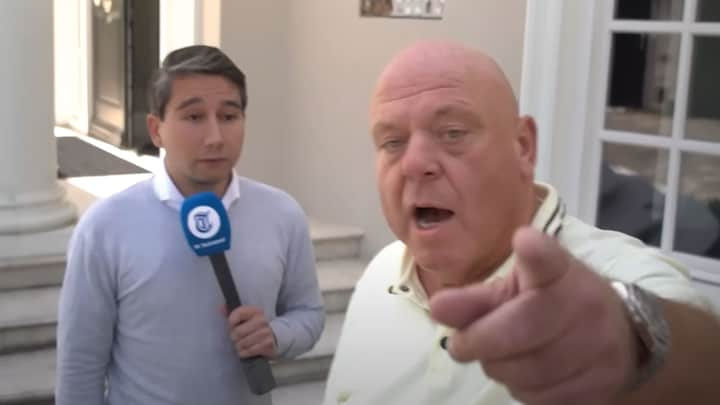 Peter Gillis wordt foxwild voor camera Telegraaf: 'Uit!'