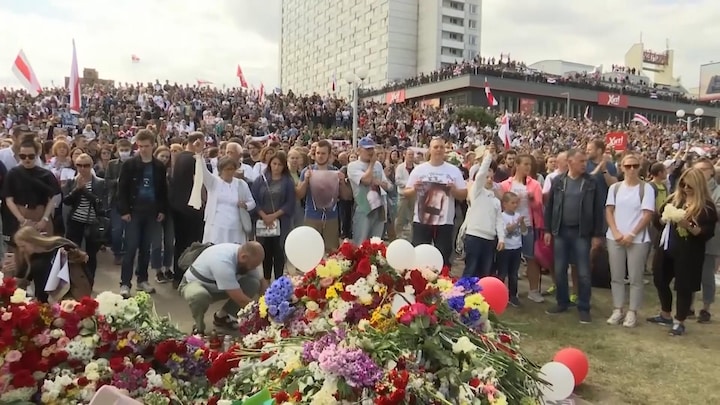 Farewell to deceased Belarus protester: ‘We will not forgive’