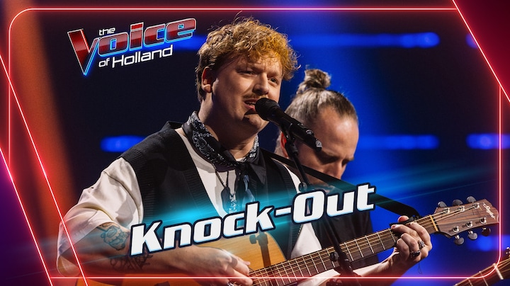 Daan Appelman zingt ‘Society’ tijdens The Knock-outs