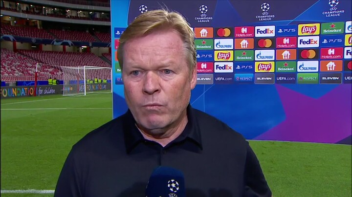 Koeman: 'Frenkie was onderdeel van onbenutte kansen'