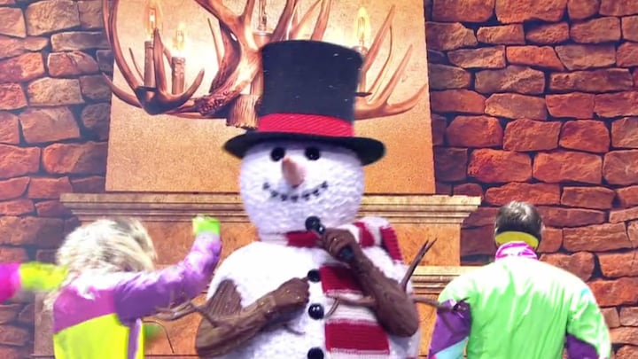 Wie is Sneeuwpop in eindejaarsspecial van The Masked Singer?