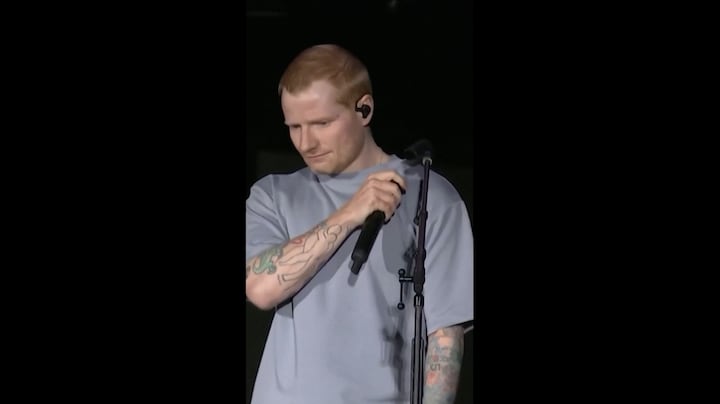 Geëmotioneerde Ed Sheeran biedt excuses aan en spreekt zich uit over Gaza