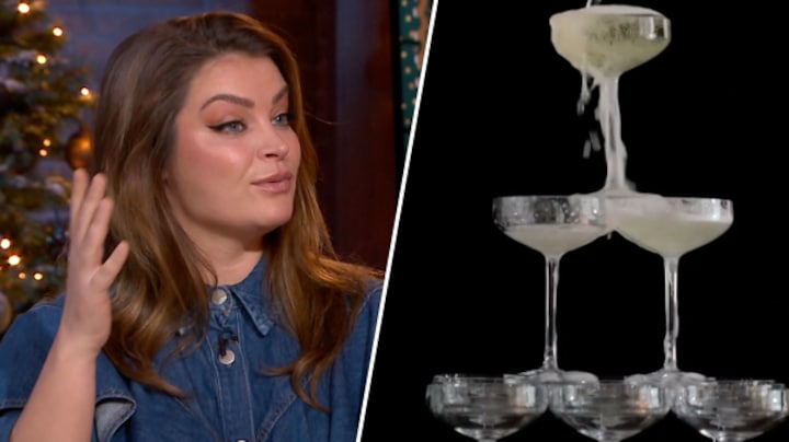 De cocktailtoren wordt de eyecatcher op je kerstfeest: 'Jenga voor volwassenen met een alcoholprobleem'