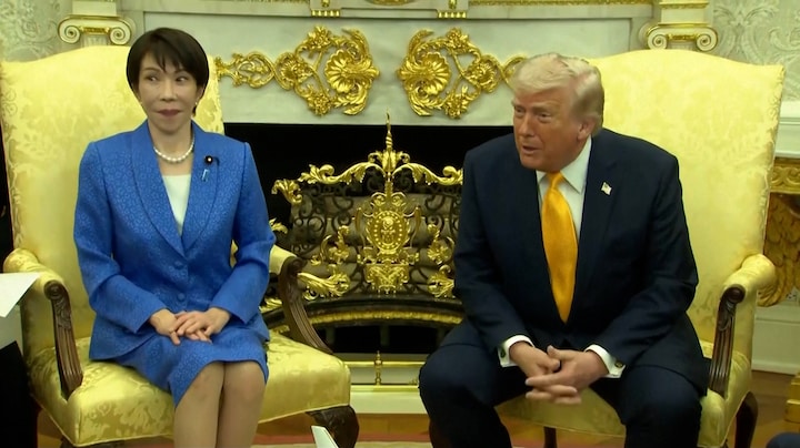 Trump haalt uit naar Japanse journalist na vraag over oorlog in Midden-Oosten