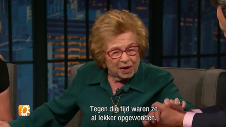 Dr. Ruth is al jaren Amerika's bekendste seksuologe