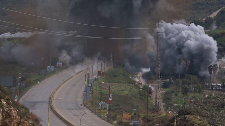 Israël bombardeert brug in Libanon