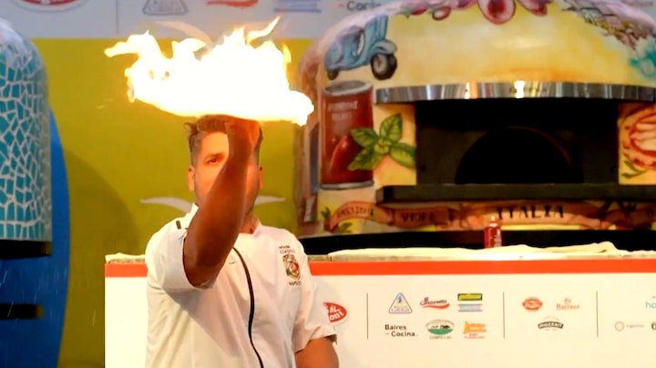 Freestyle pizzabakken, een 'serieuze' internationale sport