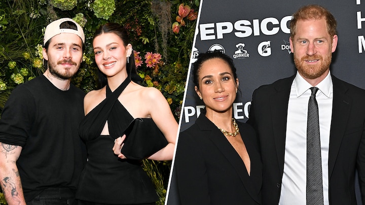 Harry en Meghan scharen zich achter Brooklyn en Nicola