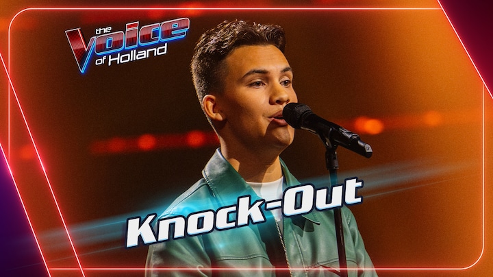 Tristan Luijting zingt ‘I Won’t Give Up’ tijdens The Knock-outs
