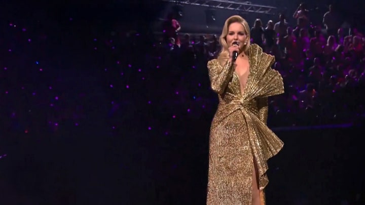 Na presentatie geeft Chantal Janzen nu namens Nederland douze points: 'Fan van songfestival'