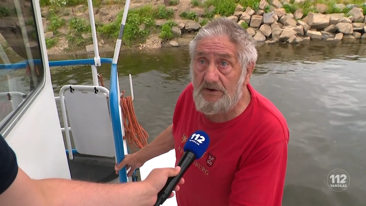 Schipper Henk redt kinderen uit een kolkende Maas