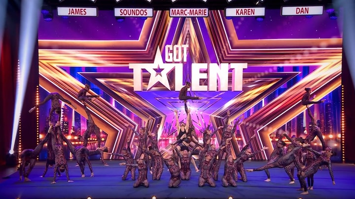 Demoteam Olympia de Pinte pakt Golden Buzzer met Medusa-acrobatiek in Got Talent