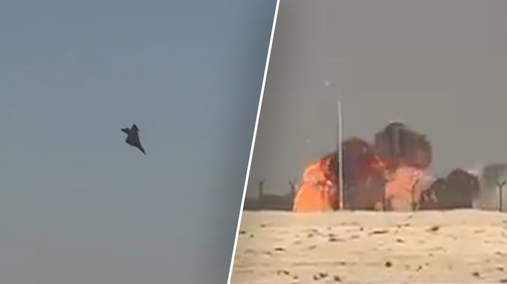 Straaljager stort neer tijdens vliegtuigshow Dubai: piloot overleden