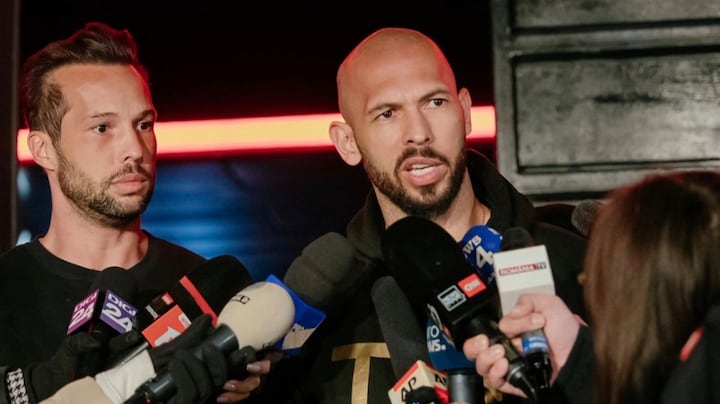 Engeland jaagt nog steeds op Andrew Tate voor levenslange straf