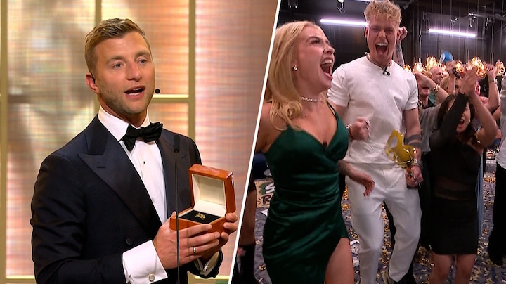 Jan Versteegh eert deelnemers De Bondgenoten na winst Televizier-Ring