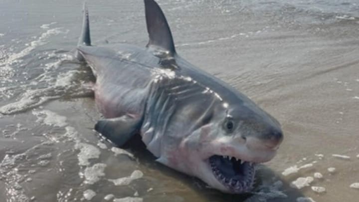 Gevaar: Haaien aan stranden New York
