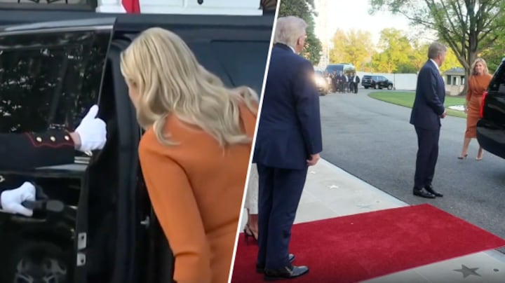 Koningin Máxima bleef professioneel bij blunder aankomst Witte Huis