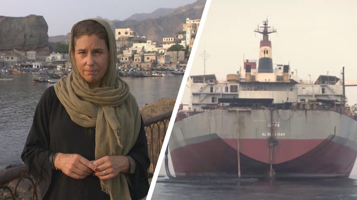 Tikkende tijdbom voor kust Jemen: 'Enorme olietanker ligt te verroesten'