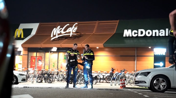 Schietincident bij McDonald's in Barendrecht, auto geraakt 