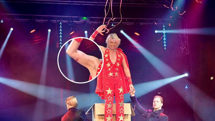 Act Hans Klok gaat mis tijdens show: 'Ik heb echt zo mazzel gehad' 